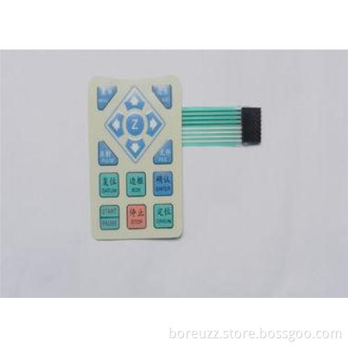 UV proof Polycarbonate Metal Dome Tactile Membrane Switch F